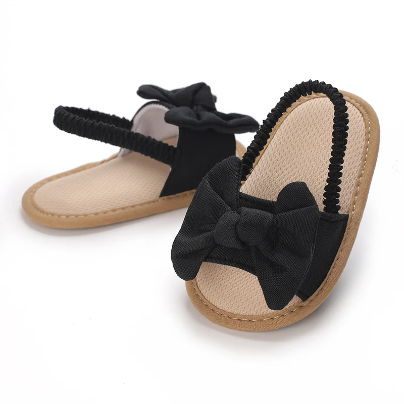 Infant Non-Slip First Walkers Footwear 0-18 Months Baby Girls Sweet Flowers Sandals Summer Soft Sole Flat Princess Dress Shoes
