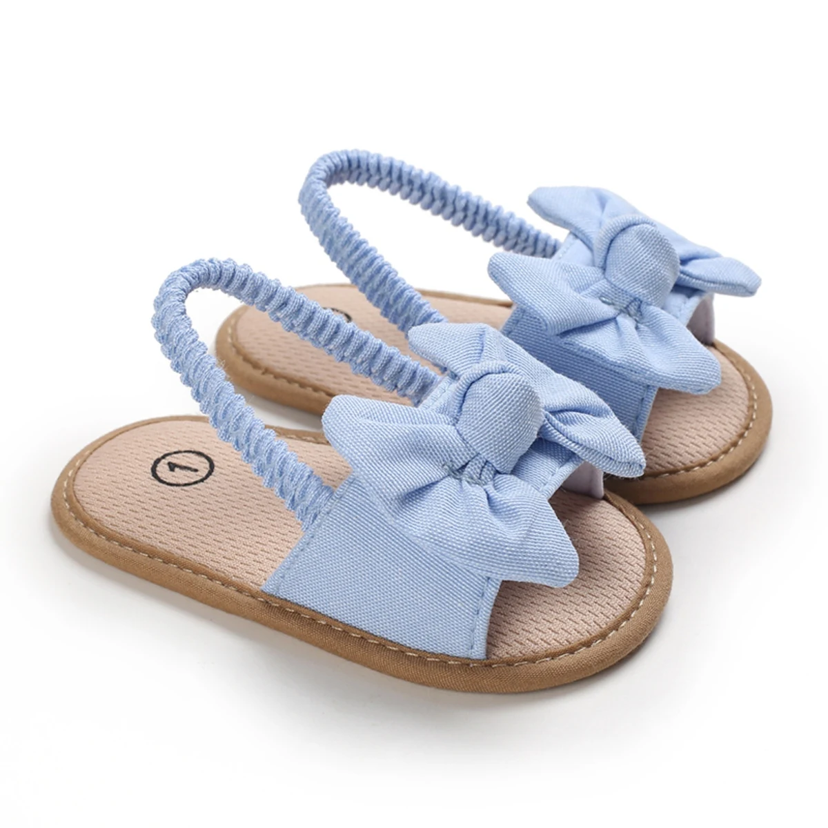 Infant Non-Slip First Walkers Footwear 0-18 Months Baby Girls Sweet Flowers Sandals Summer Soft Sole Flat Princess Dress Shoes