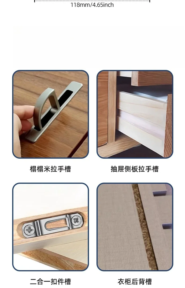 Woodworking 2-in-1 Slotted Invisible Fastener Slotting Bracket Router Base Mortising Jig Trimmer Router Tool Fastening Bracket