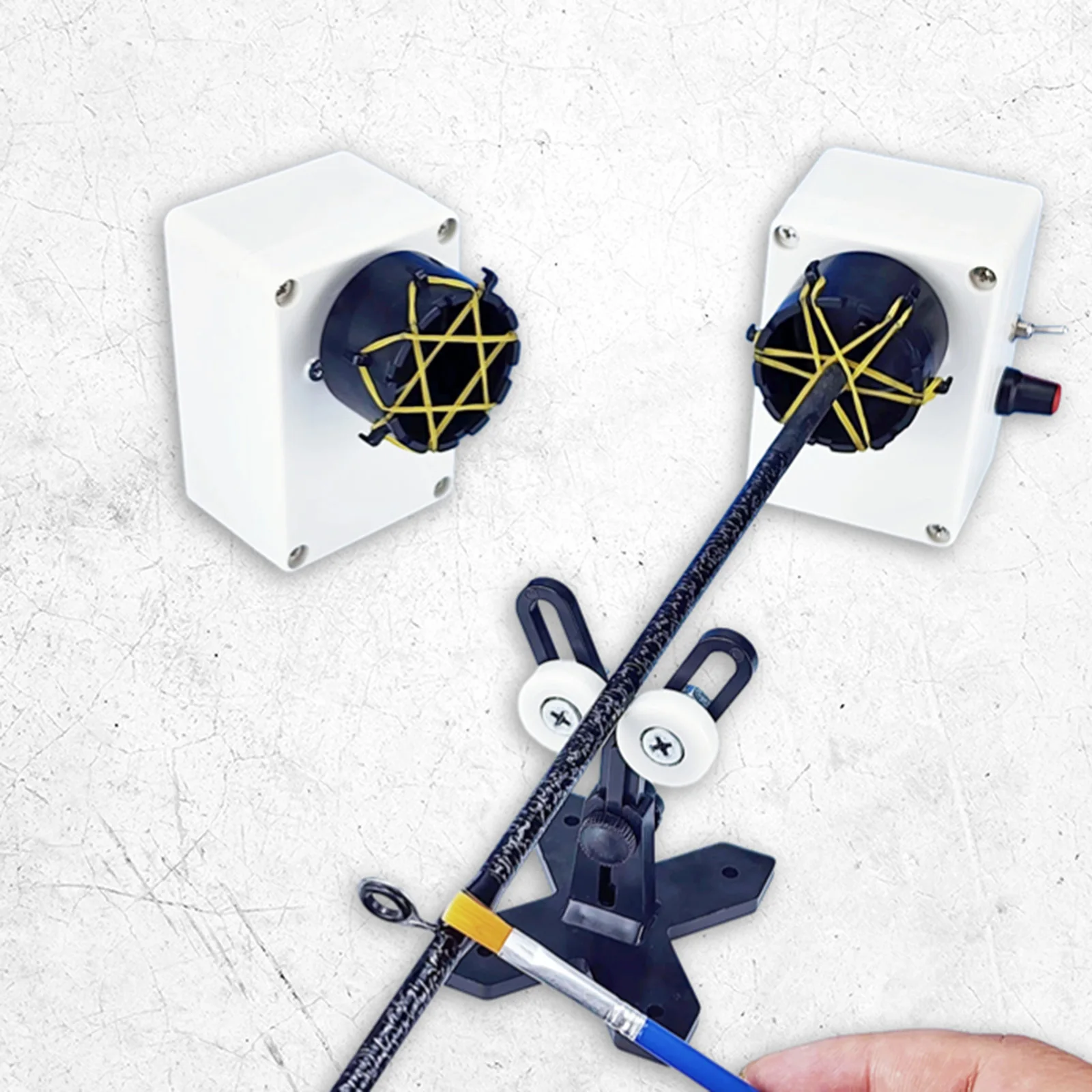 Fishing Rod Building Winding Tool DIY Lure Rod Portable Equipment Easy to Use Modification Rod Wrapping Supplies Support Stand