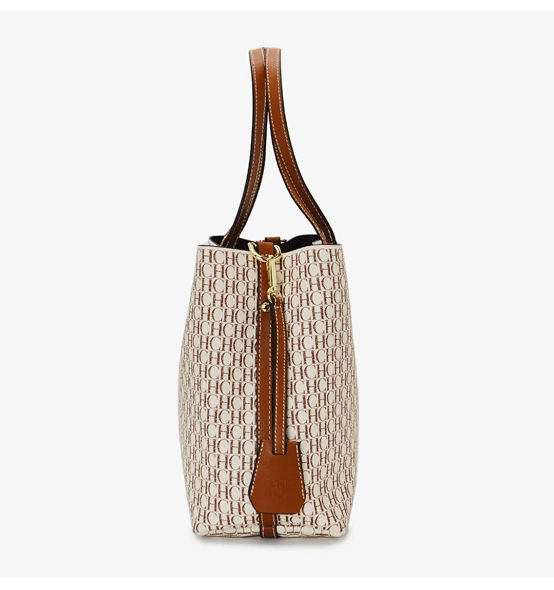 CH Women Tote Bag Luxury Handbag 2026 New Fashion Monogram Print Large Capacity Crossbody Shoulder Bag Ladies Commuter Purse