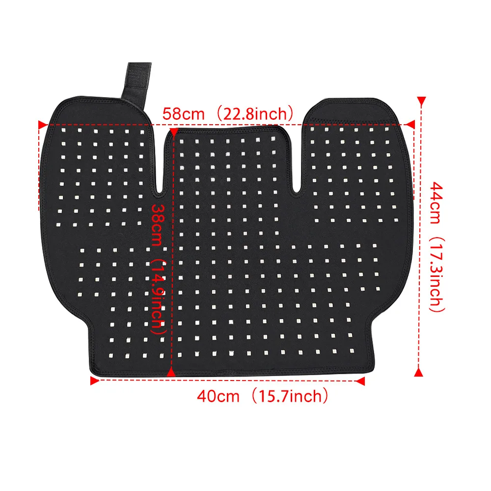 New Red Light Shoulder&Nape Physiotherapy Wearable Pad 660nm&850nm Infrared Light Therapy for Back Shoulder Neck Pain Relief