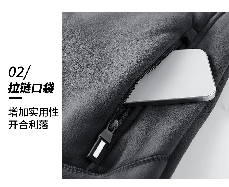 New model Oligonuoy men's fleece jacket for sports, waterproof coat, fleece lining, soft down, thick cotton innerwear