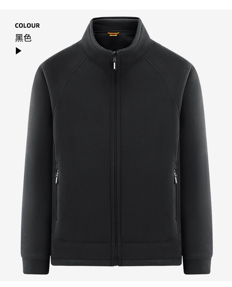New model Oligonuoy men's fleece jacket for sports, waterproof coat, fleece lining, soft down, thick cotton innerwear