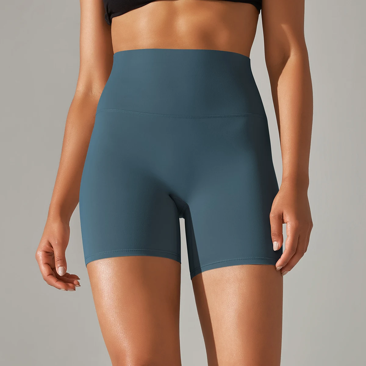 Seamless Yoga Shorts Women Fitness Shorts Running Cycling Shorts Breathable Sports Leggings High Waist Workout Gym Shorts
