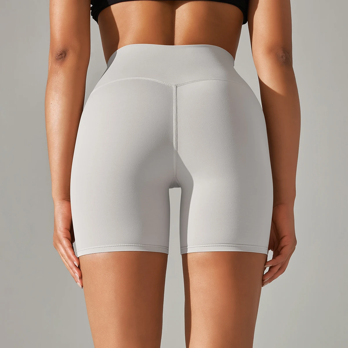 Seamless Yoga Shorts Women Fitness Shorts Running Cycling Shorts Breathable Sports Leggings High Waist Workout Gym Shorts