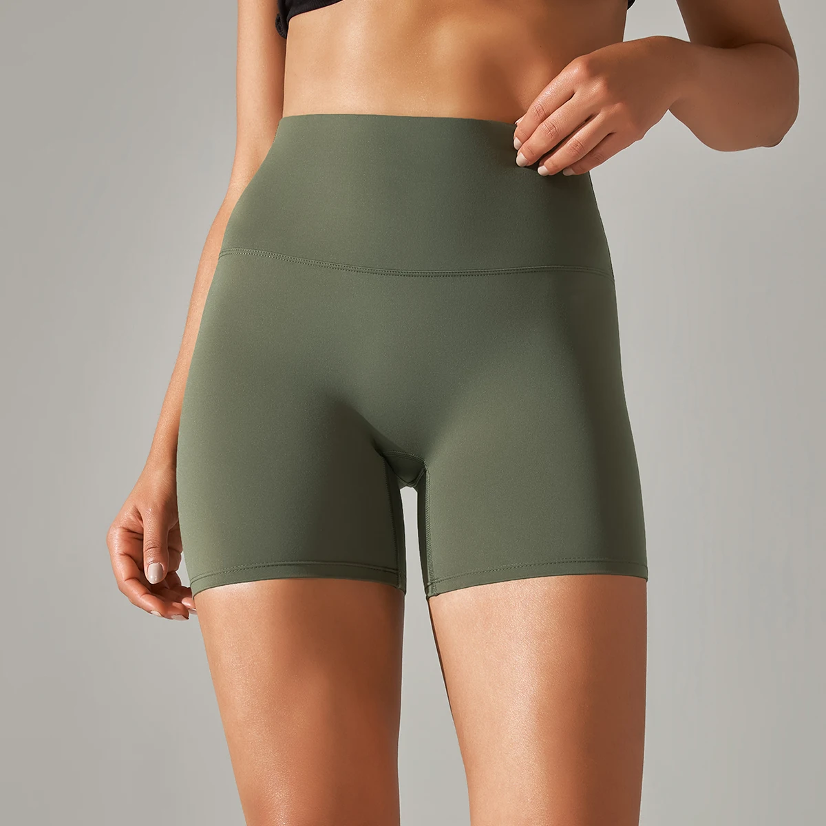 Seamless Yoga Shorts Women Fitness Shorts Running Cycling Shorts Breathable Sports Leggings High Waist Workout Gym Shorts