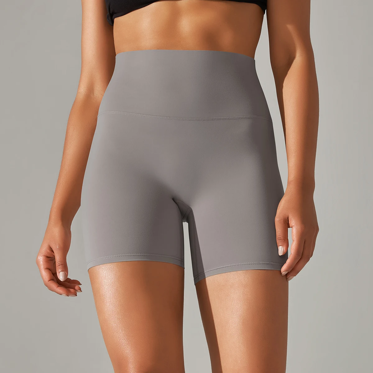 Seamless Yoga Shorts Women Fitness Shorts Running Cycling Shorts Breathable Sports Leggings High Waist Workout Gym Shorts