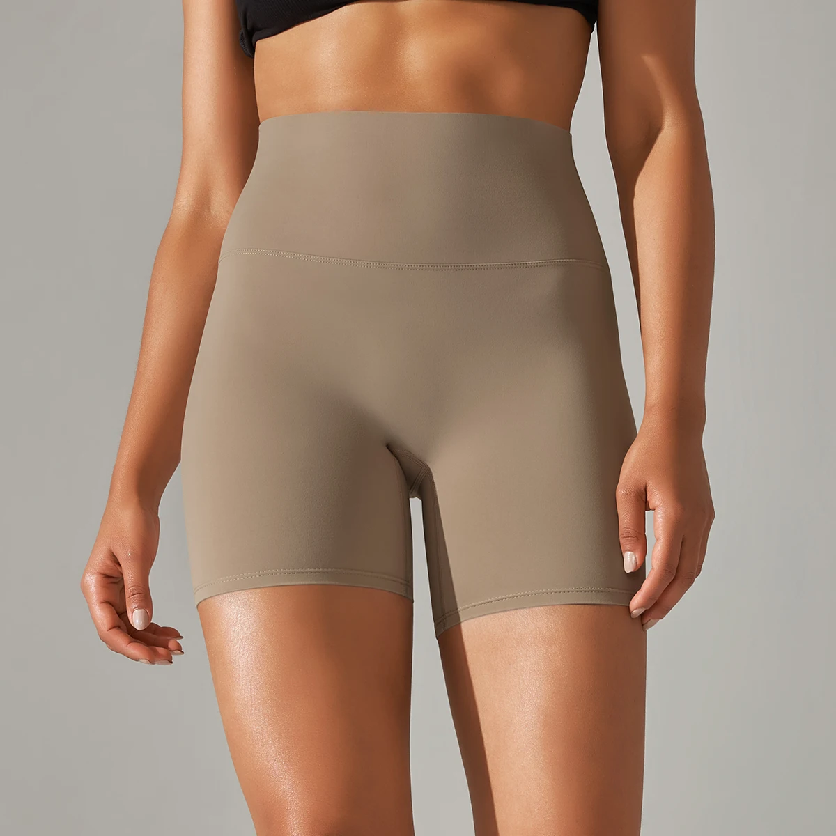 Seamless Yoga Shorts Women Fitness Shorts Running Cycling Shorts Breathable Sports Leggings High Waist Workout Gym Shorts