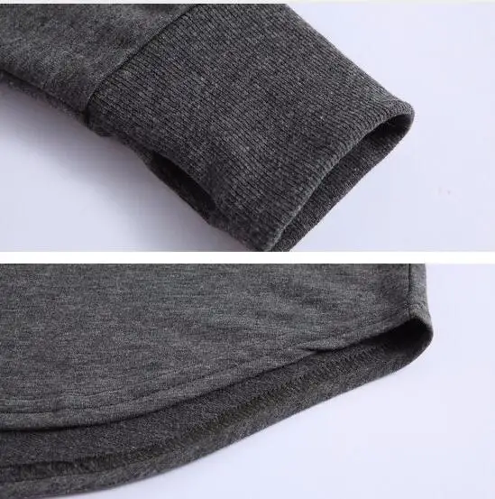 Quality Hip Hop T Shirt Full Mens Long Sleeve T-Shirt with Thumb Hole Cuffs Tees Shirts Curve Hem Men Street Wear Tops Plus Size