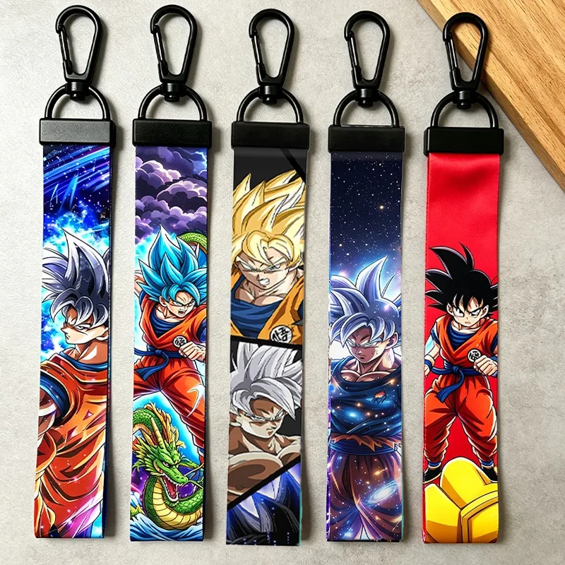 Dragon Ball Cool Eagle Beak Keychain Anime Manga Series Tags Badge Holder USB Pendants Men Portable Key Lanyard Accessories Gift