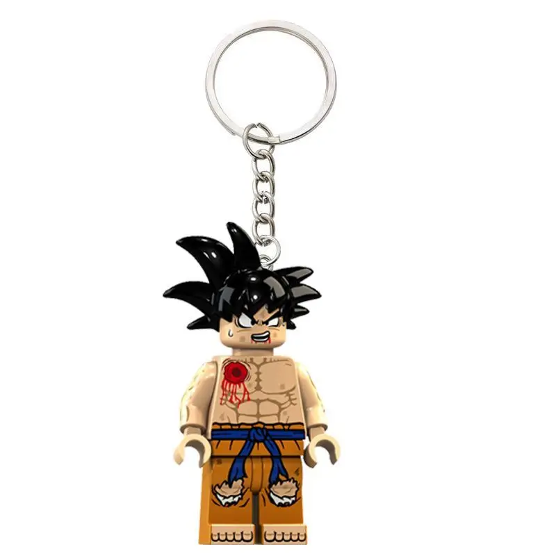 Dragon Ball cartoon anime character keychain pendant Dragon Ball Goku, Android, Tien Shinhan, Vegeta backpack pendant keychain