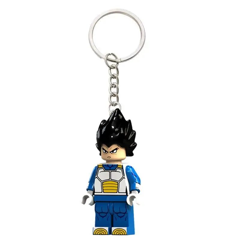 Dragon Ball cartoon anime character keychain pendant Dragon Ball Goku, Android, Tien Shinhan, Vegeta backpack pendant keychain