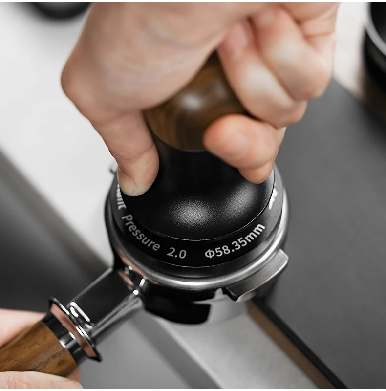 MHW-3BOMBER 30lb Constant Pressure Coffee Tamper 51mm 53mm 58mm Espresso Flat Tampers with Calibrated Spring Loaded Barista Tool