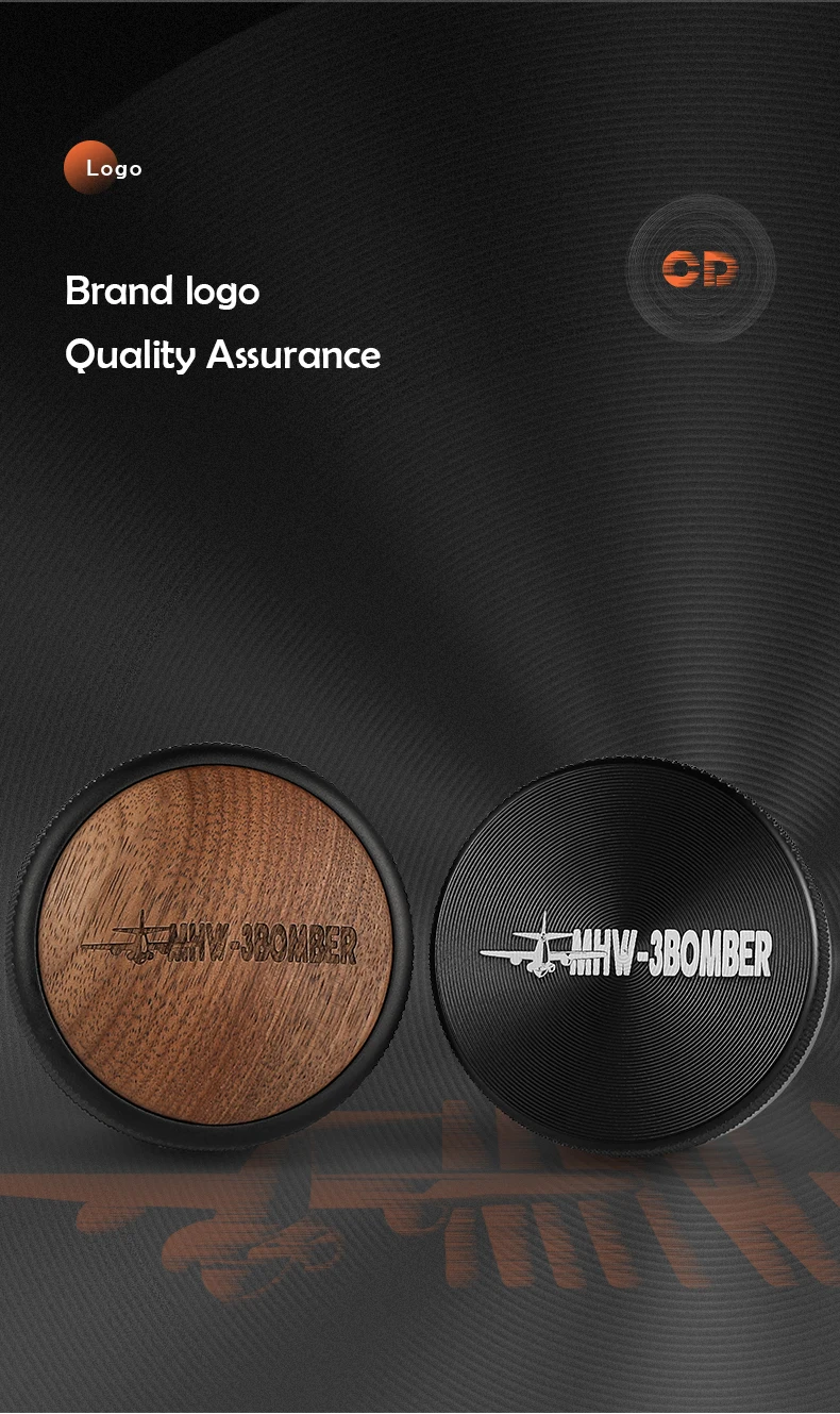 MHW-3BOMBER 30lb Constant Pressure Coffee Tamper 51mm 53mm 58mm Espresso Flat Tampers with Calibrated Spring Loaded Barista Tool