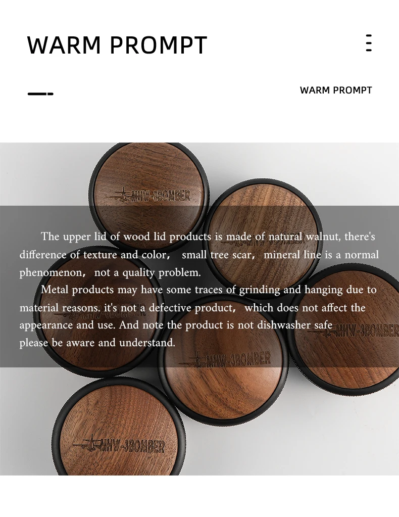 MHW-3BOMBER 30lb Constant Pressure Coffee Tamper 51mm 53mm 58mm Espresso Flat Tampers with Calibrated Spring Loaded Barista Tool