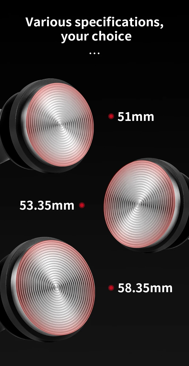 MHW-3BOMBER 30lb Constant Pressure Coffee Tamper 51mm 53mm 58mm Espresso Flat Tampers with Calibrated Spring Loaded Barista Tool
