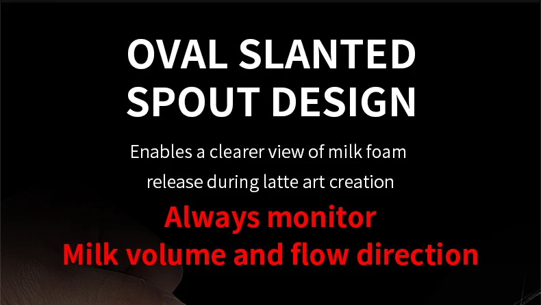 MHW-3BOMBER Milk Frother Jug 600ml Milk Frothing Pitcher Steaming Pitchers for Coffee/Cappuccino/Latte Art Coffee Accessories