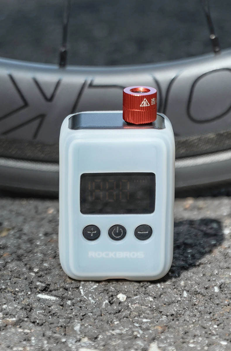 ROCKBROS 150PSI Portable Bike Electric Air Pump LED Display 500mAH Type-C Mini Compressor Tire Inflator MTB Road Bicycle Pump
