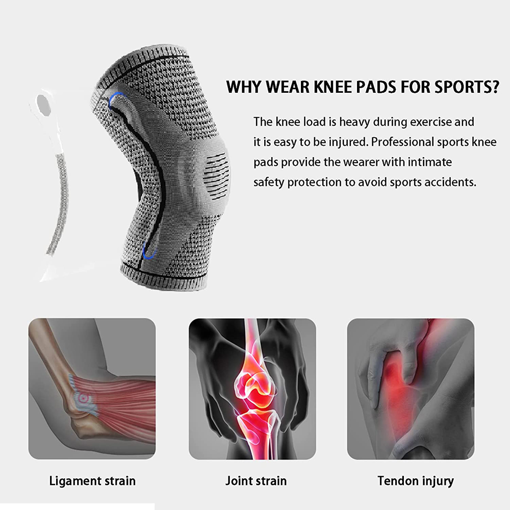 1 PCS Professional Sport Knee Brace for Arthritis Crossfit Protector Support Pads Meniscus Tear Joint Pain Relief Running Riding