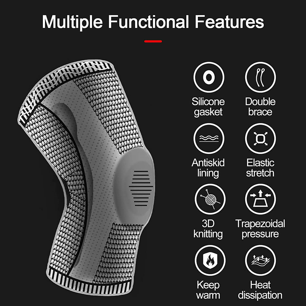 1 PCS Professional Sport Knee Brace for Arthritis Crossfit Protector Support Pads Meniscus Tear Joint Pain Relief Running Riding