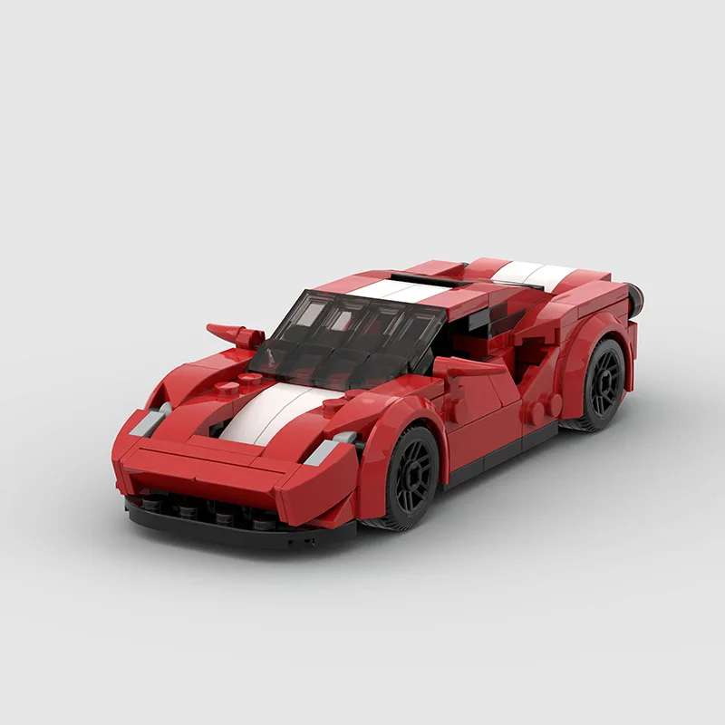 Speed City Racing Car Building Blocks Sports Technical Car Racer Vehicle Supercar Moc Model Educational Brick Toys Gift
