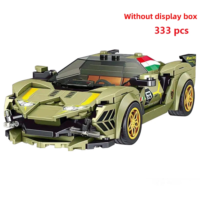 City Speed Sports Car Building Blocks Technique Car Carro Rennau Voiture Vehicle MOC Educational Construction Toys