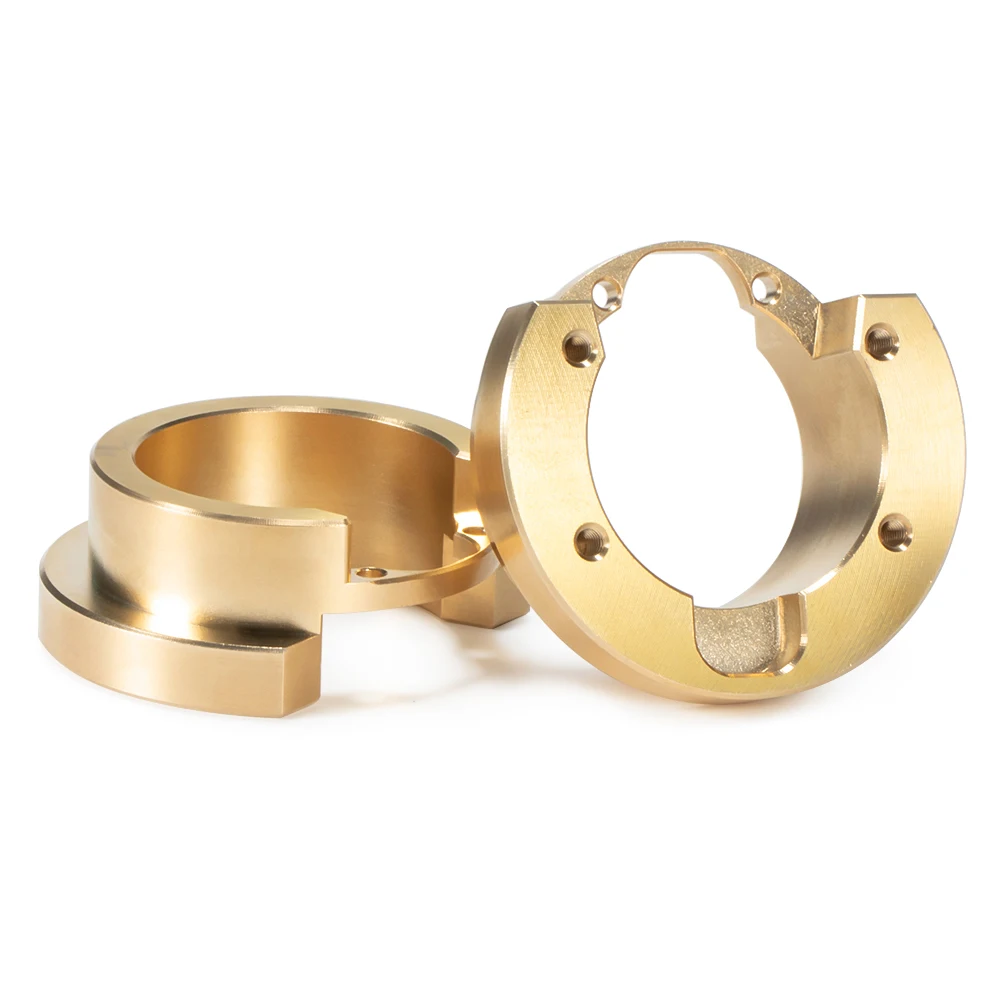 2PCS Brass Portal Cover Weight Knuckle Weights Rings for 1/10 RC Crawler TRX4 TRX-4 Defender Bronco TRX6 G63