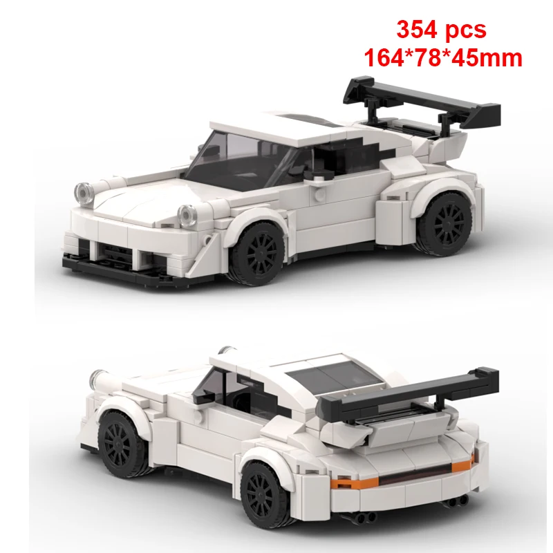 City Car Vehicle Speed  Racer Building Blocks Brick Racing Super Technique Car Moc Creative Garage Set Educational Toys