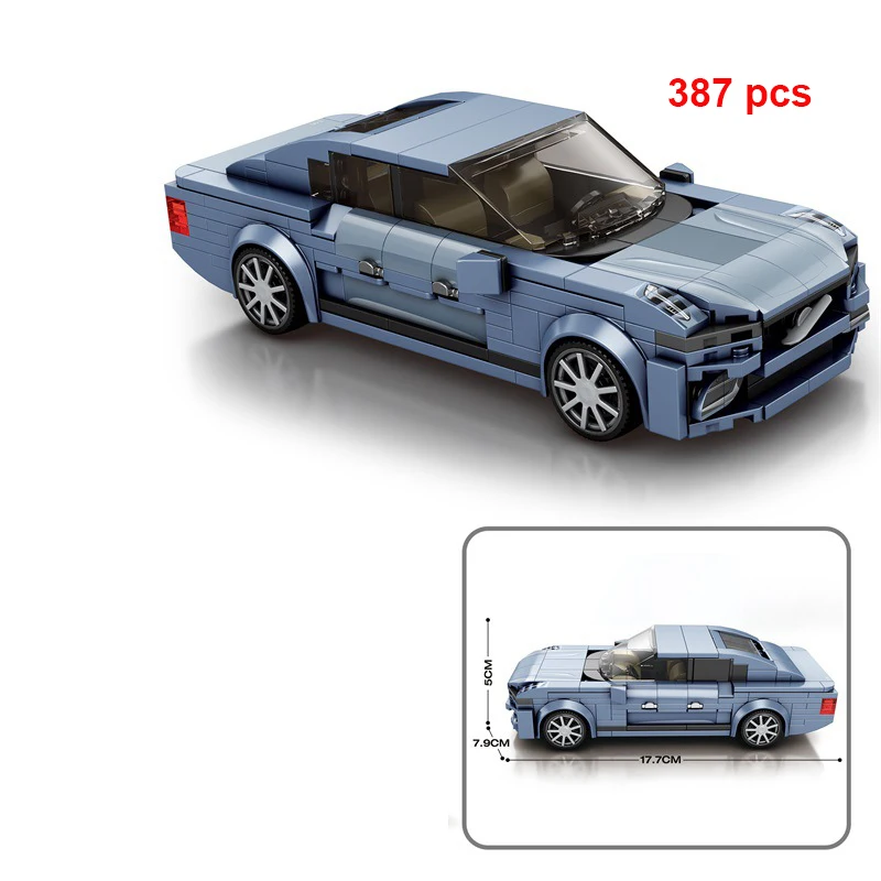 City Car Vehicle Speed  Racer Building Blocks Brick Racing Super Technique Car Moc Creative Garage Set Educational Toys