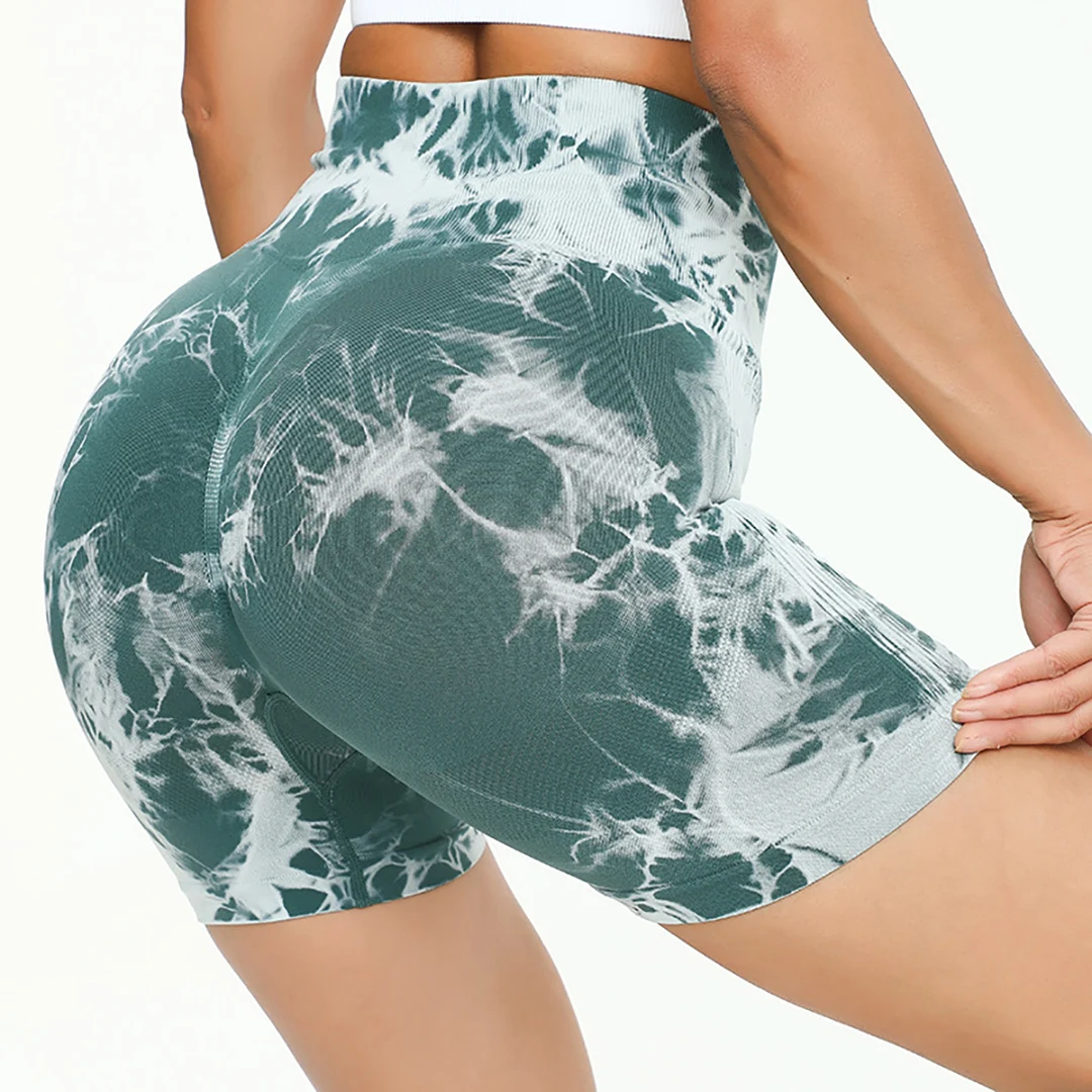 Women's Seamless Fitness Shorts yoga Exercise High Waist Tight Fitting Buttocks Hip Lifting Outdoor Exercise Running Shorts