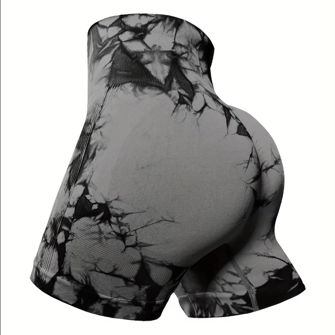 Women's Seamless Fitness Shorts yoga Exercise High Waist Tight Fitting Buttocks Hip Lifting Outdoor Exercise Running Shorts