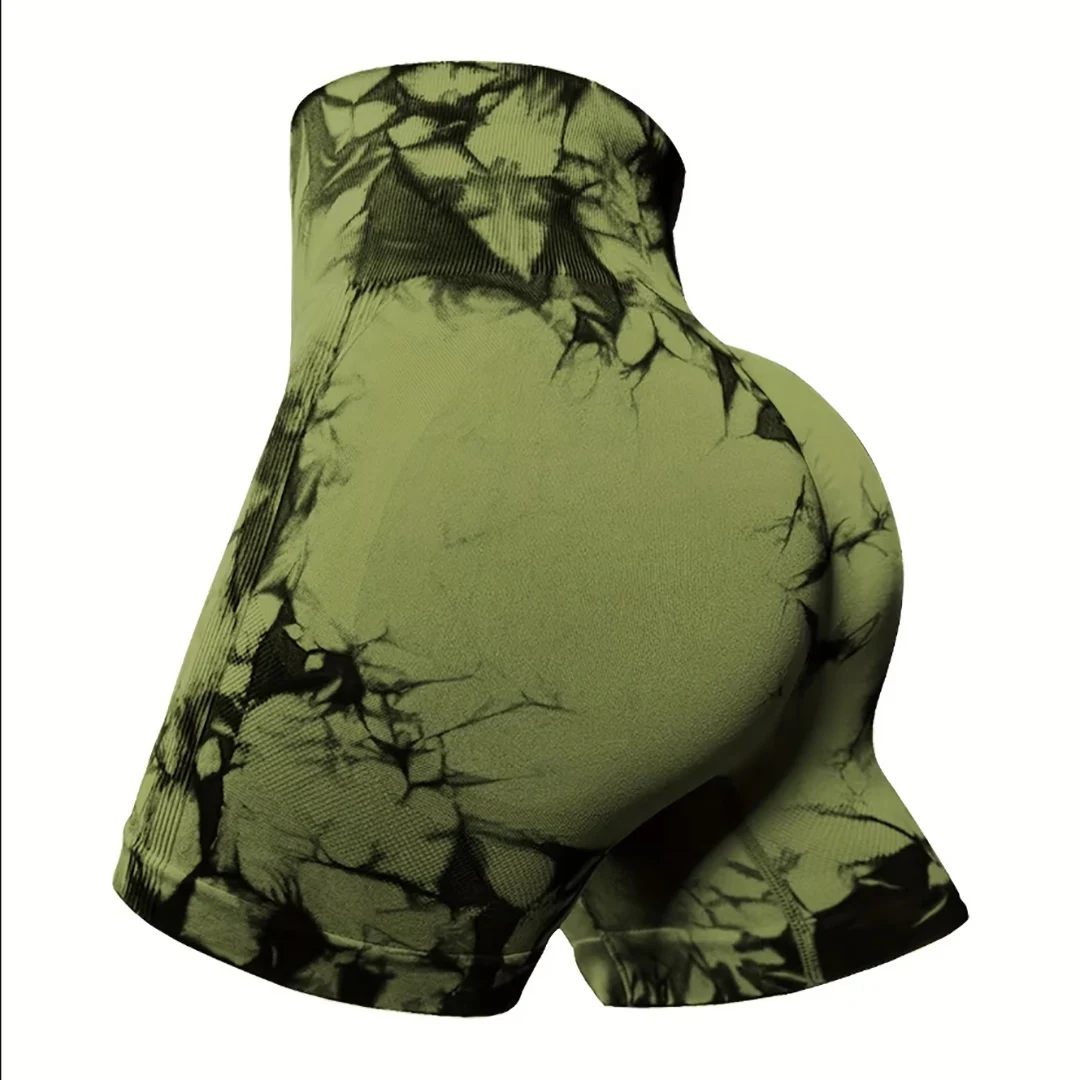 Women's Seamless Fitness Shorts yoga Exercise High Waist Tight Fitting Buttocks Hip Lifting Outdoor Exercise Running Shorts