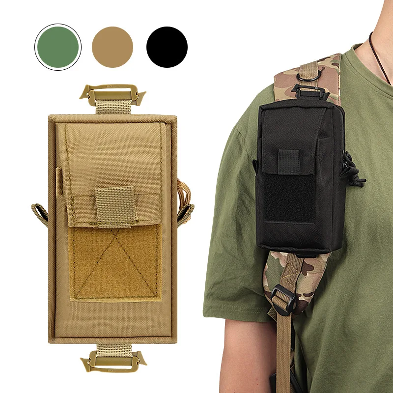 Molle Tactical waist Bag Outdoor Emergency edc pouch Phone Pack Sports Climbing Running Accessories Tool Hunting Bags