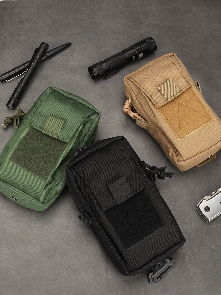 Molle Tactical waist Bag Outdoor Emergency edc pouch Phone Pack Sports Climbing Running Accessories Tool Hunting Bags