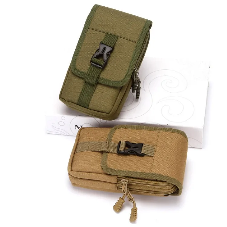 Outdoor Waterproof Military Waist Pack Men Phone Pouch Camping Hunting Tactical Waist Bag Double Layer Men's Storage Bag
