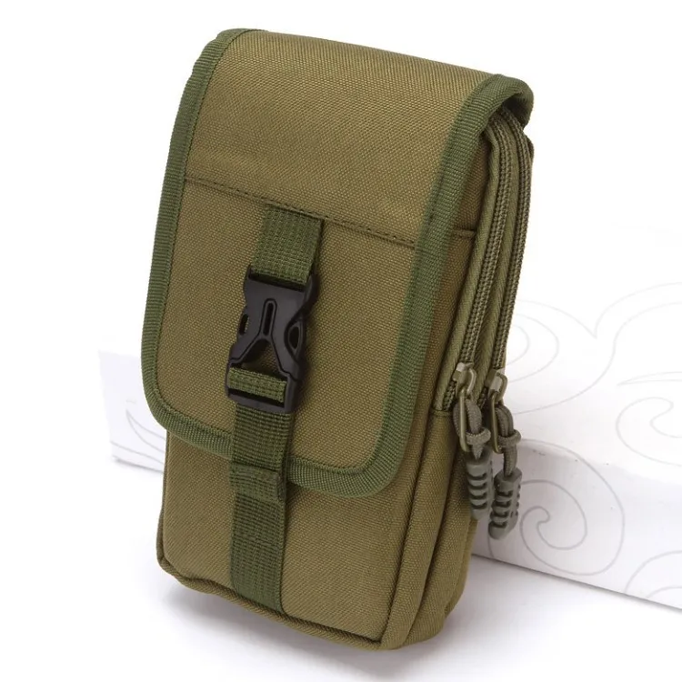 Outdoor Waterproof Military Waist Pack Men Phone Pouch Camping Hunting Tactical Waist Bag Double Layer Men's Storage Bag