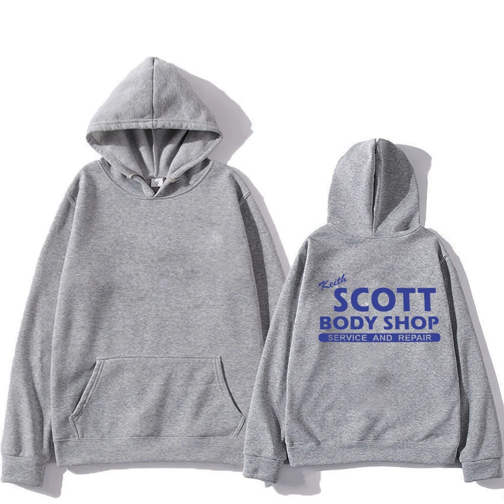 Keith Scott Body Shop Hoodie One Tree Hill Funny Women/men Harajuku Aesthetic Hoodies Autumn Winter Pullover Sweatshirt Vintage