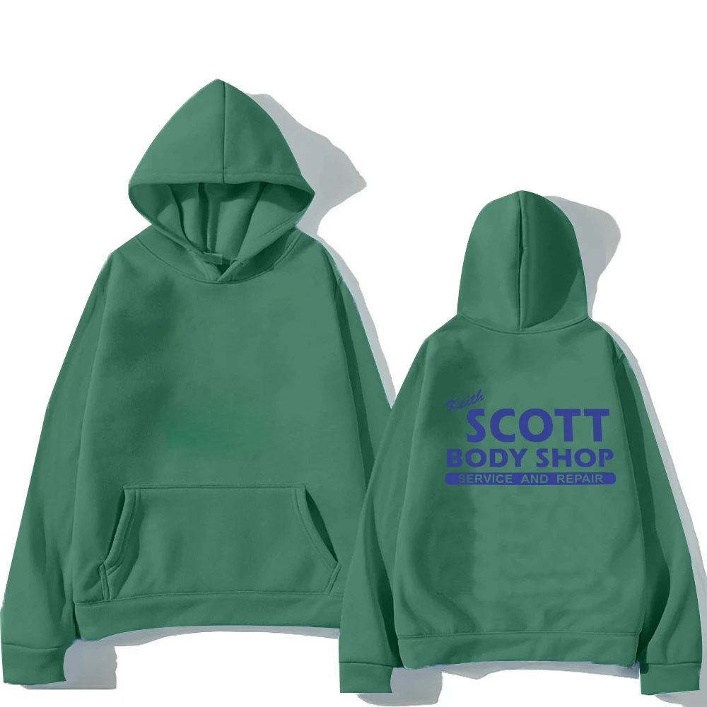 Keith Scott Body Shop Hoodie One Tree Hill Funny Women/men Harajuku Aesthetic Hoodies Autumn Winter Pullover Sweatshirt Vintage