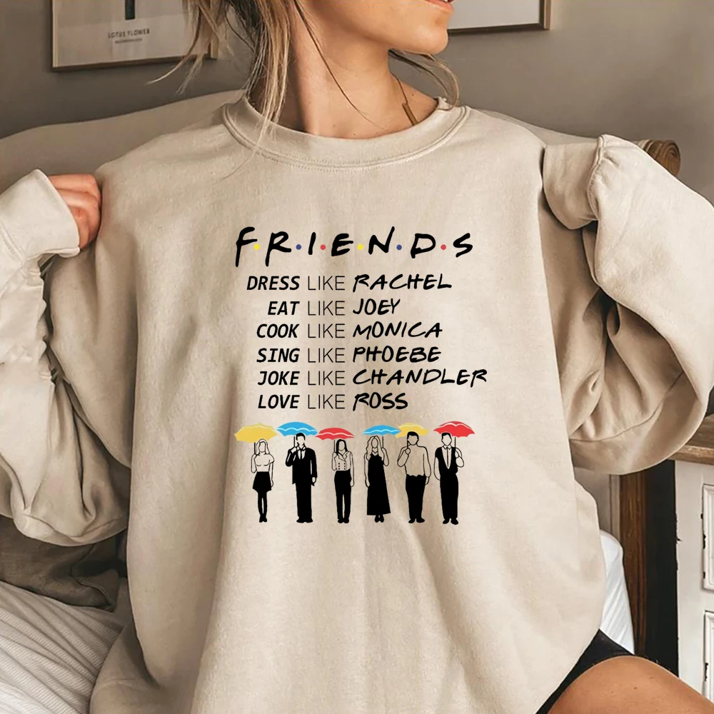 Friends Be Like Sweatshirt Friends Tv Show Hoodie Best Friends Pivot Sweater Chandler Bing Joey Friends Crewneck Sweatshirts