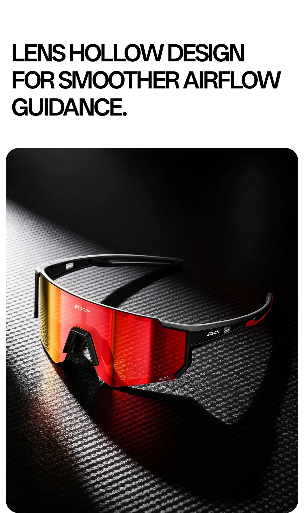 SCVCN New Outdoor Sport Cycling Sunglasses MTB Bike Cycling Hiking Eyewear Running Ultralight Men Women Pickleball UV400 Glasses