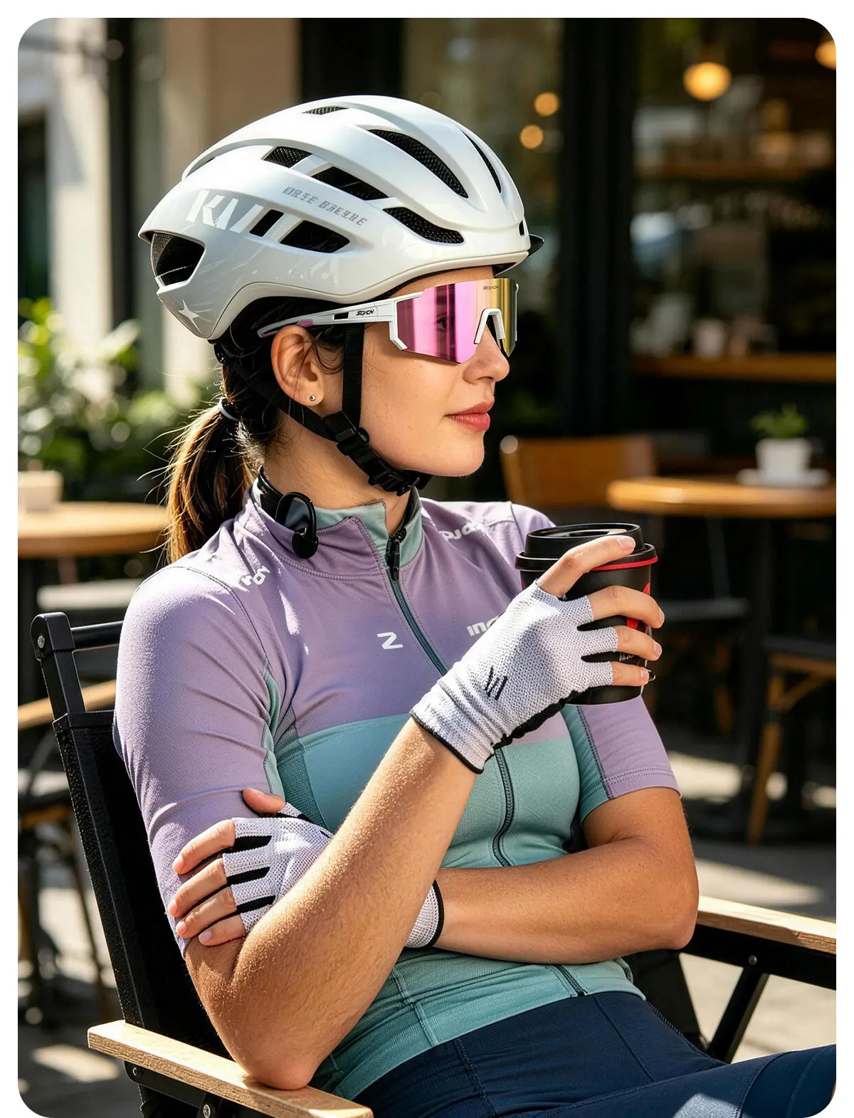 SCVCN New Outdoor Sport Cycling Sunglasses MTB Bike Cycling Hiking Eyewear Running Ultralight Men Women Pickleball UV400 Glasses