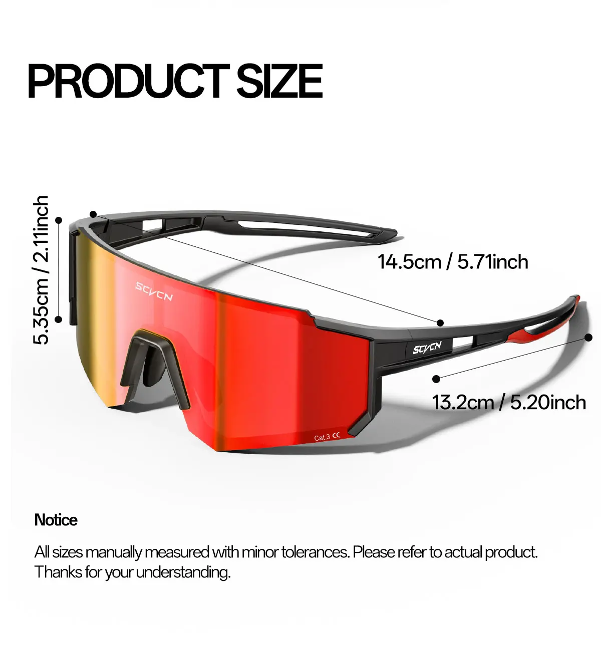 SCVCN New Outdoor Sport Cycling Sunglasses MTB Bike Cycling Hiking Eyewear Running Ultralight Men Women Pickleball UV400 Glasses