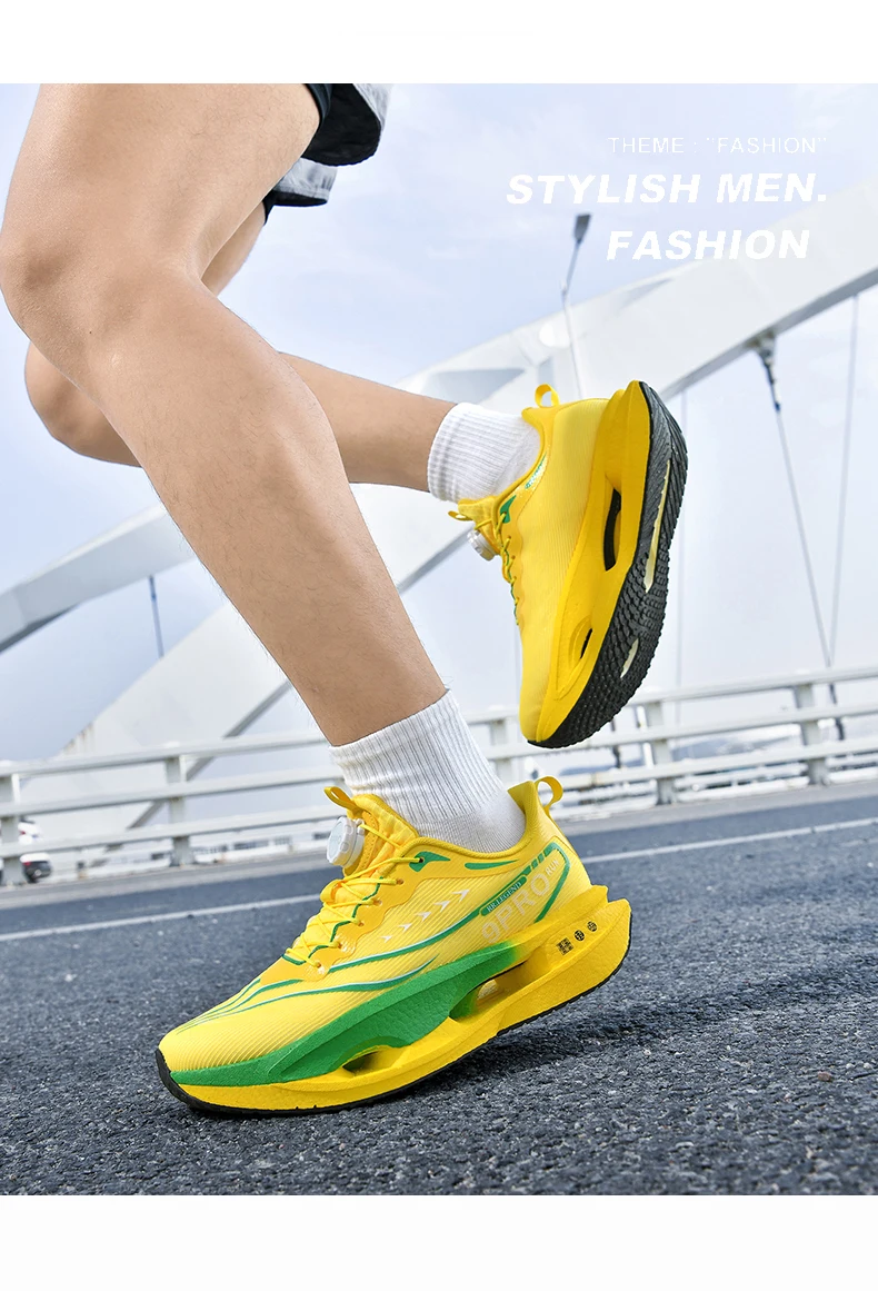 Running Shoes Carbon Board Speciality Marathon Men Sports Breathable Lightweight Women's Comfortable Athletic Nonskid Sneakers