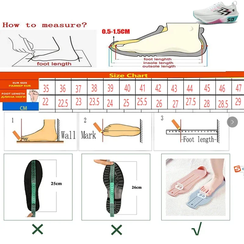 Men Women High Quality Light Running Shoes Cushion Training Shoes Lightweight Wear-Resistant Sneakers