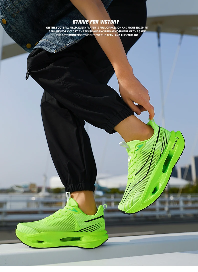Men's Sports Shoes Carbon Plate Running Shoes Male Marathon Sneakers Racing Shock-absorbing Athletics Training Shoes for Women