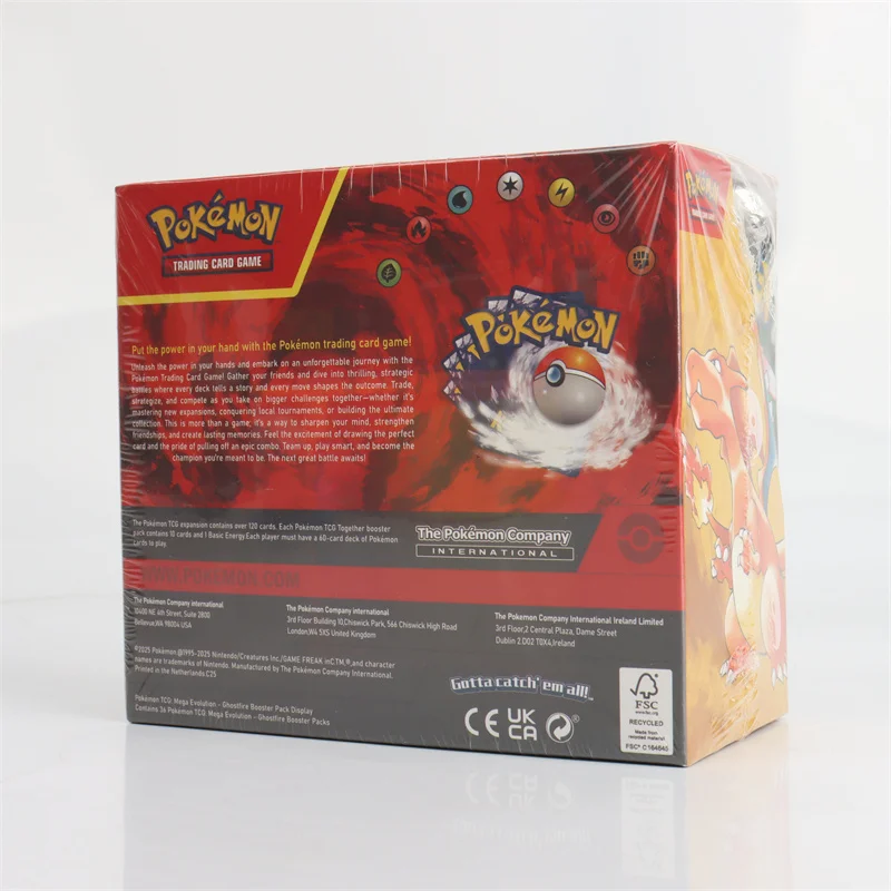 30th Anniversary Edition Pokemon Cards EVOLUTION Pokemon Booster Box Collectible Tradiner Card Game