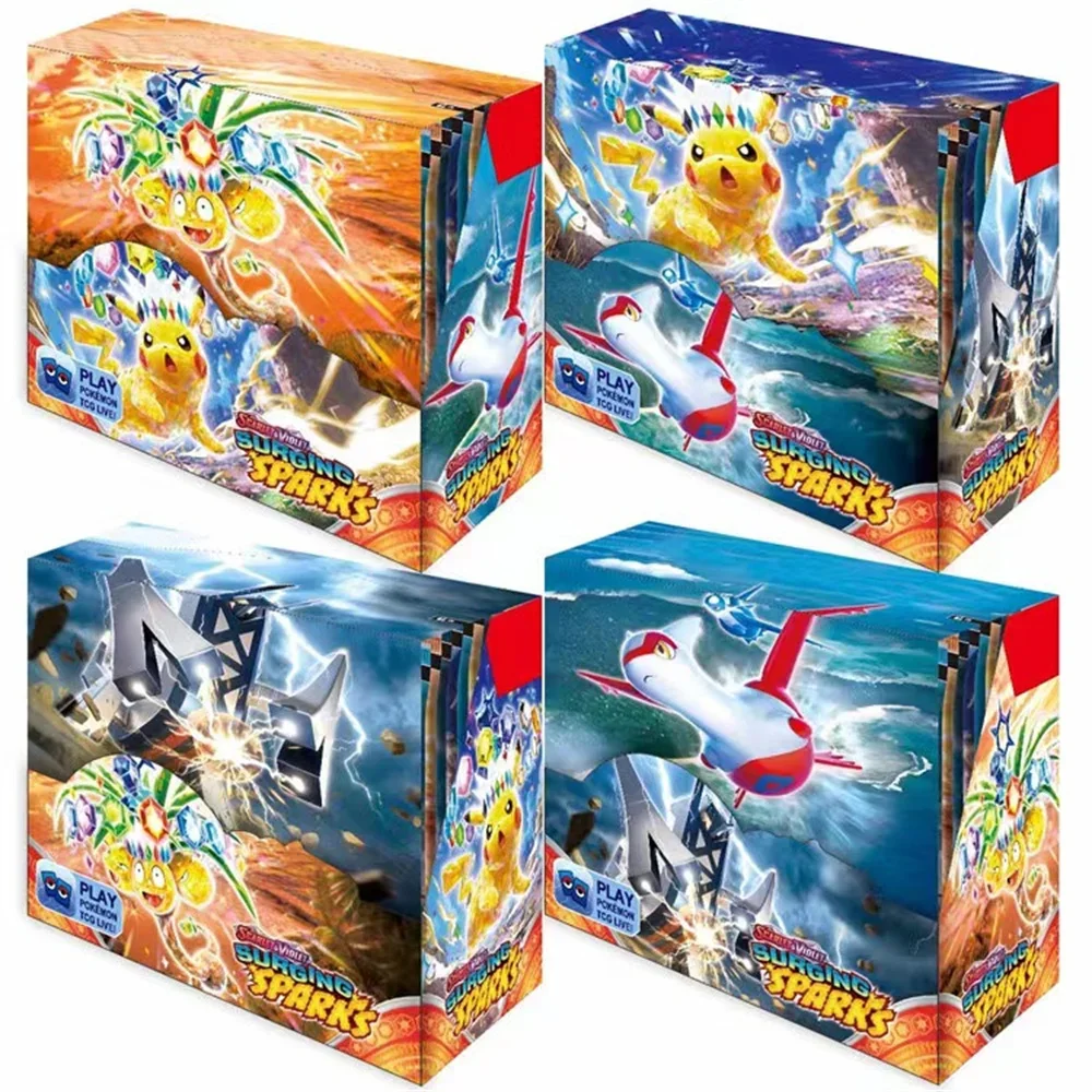 360PSC Pokémon TCG Card Game Booster Box 151 Crown Zenith Fusion Strike Prismatic Evolving Skies Battle Styles Collectible Gift