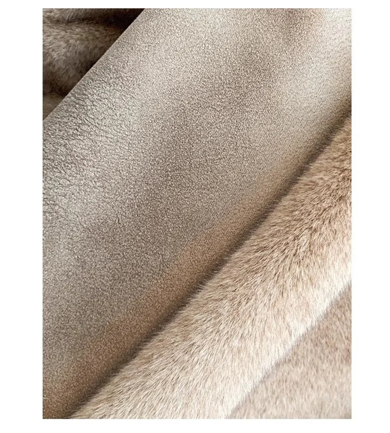 2025 Autumn And Winter New Environmentally Friendly Faux Mink Fur Coat, Women's Socialite Style Loose Fit fashionable coat