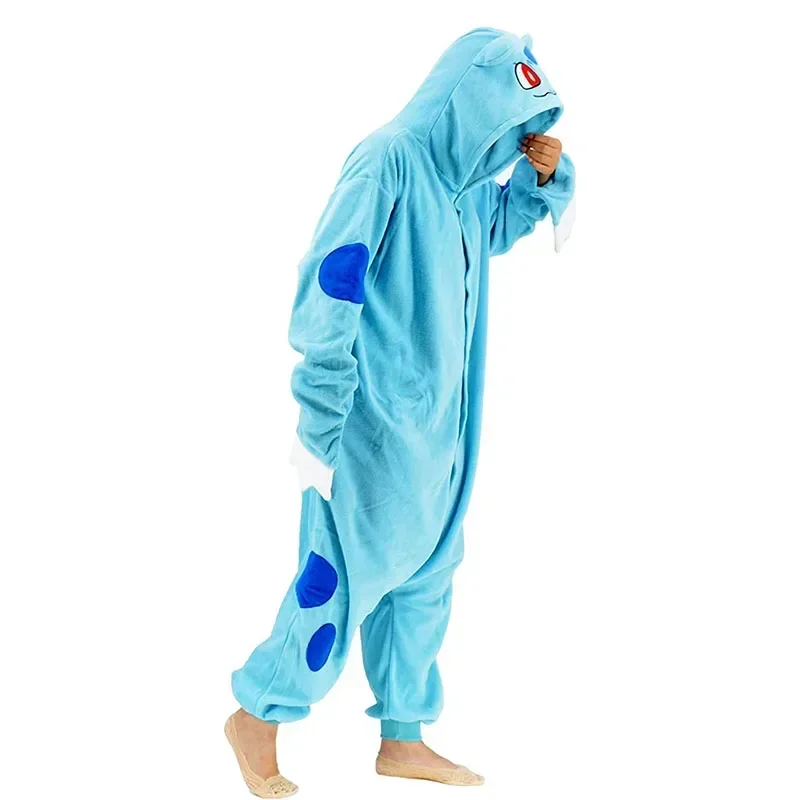 Greninja Kigurumi Onesie Mewtwo Snorlax Gengar Cosplay Halloween Costume Adult Anime Axolotl Eevee Cow Pajamas Pijama